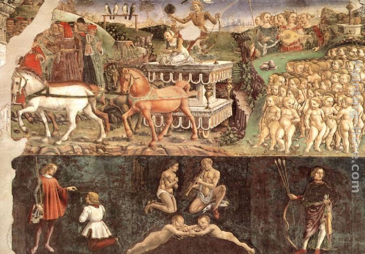 Francesco del Cossa Allegory of May Triumph of Apollo